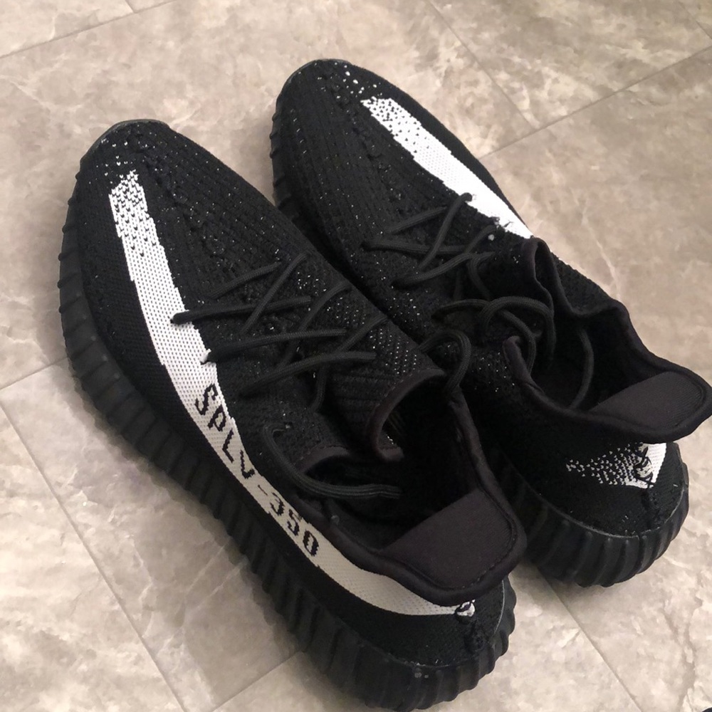 Yeezy inspired sneakers black SPLV350 unisex